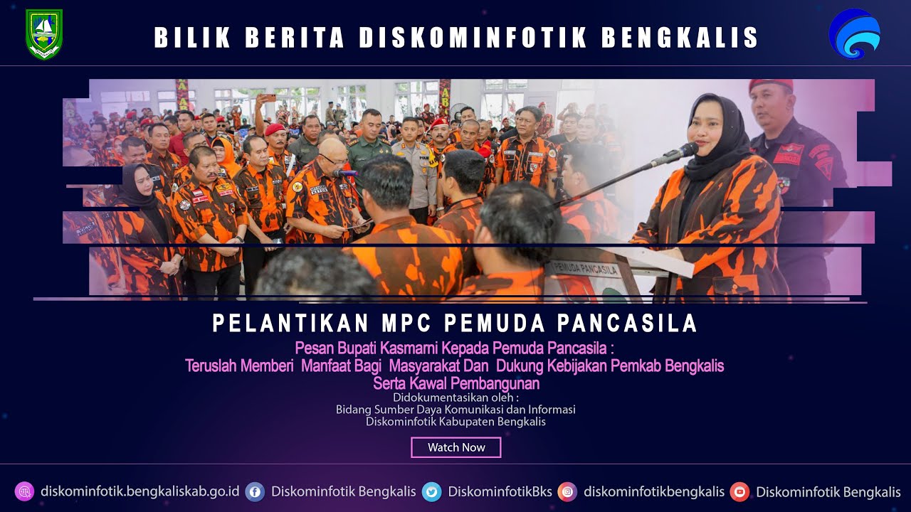 Pesan Bupati Kasmarni Kepada Pemuda Pancasila : Teruslah Memberi Manfaat Bagi Masyarakat Dan Dukung Kebijakan Pemkab Bengkalis Dan Kawal Pembangunan Petani